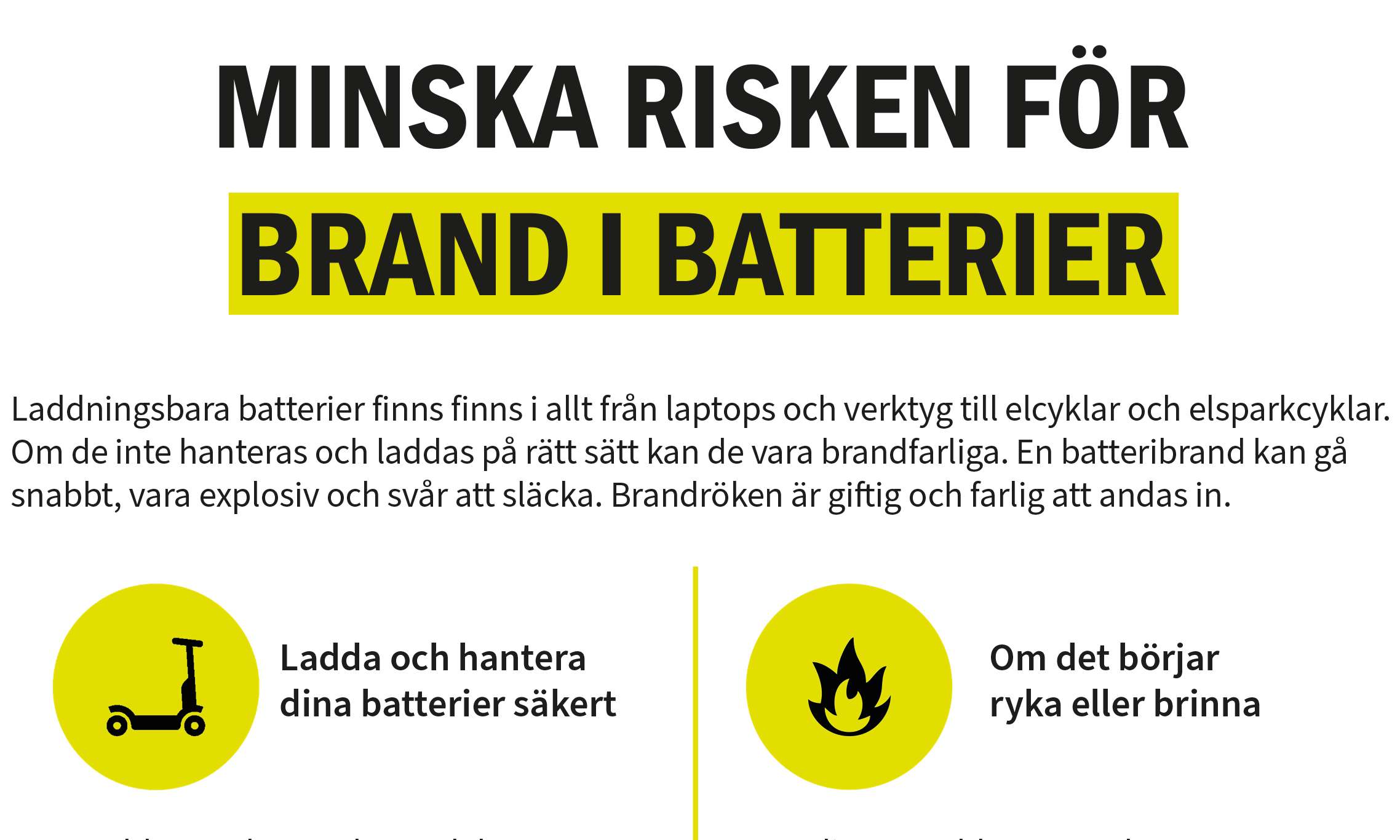 Minska Risken För Brand I Batterier 2025 Thumb