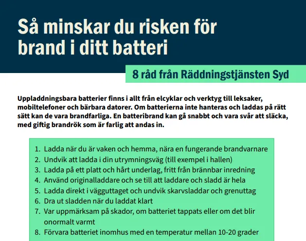 Bild Batteri Affisch